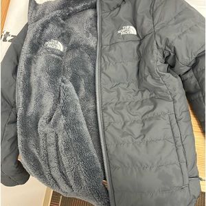 Reversible gray north face jacket, worn no more than twice.